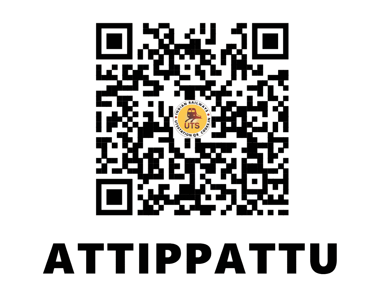 UTS QR Code for ATTIPPATTU - AIP (SR - TAMIL NADU)